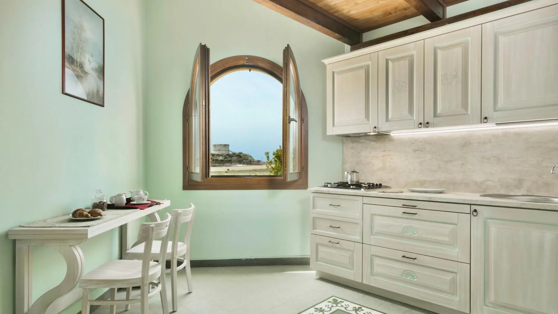 아파트호텔 Isa-Residence With Private Beach In Bosa Marina Just 100 Meters From The Sea 이탈리아